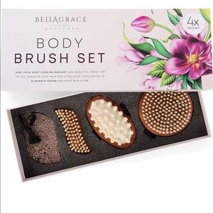 New Bellagrace Body Brush Set of 4